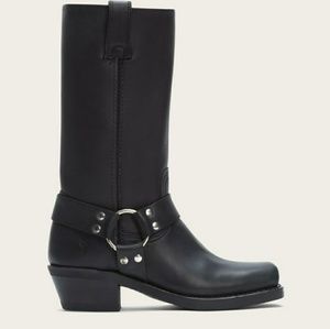 Frye Black Harness Boots